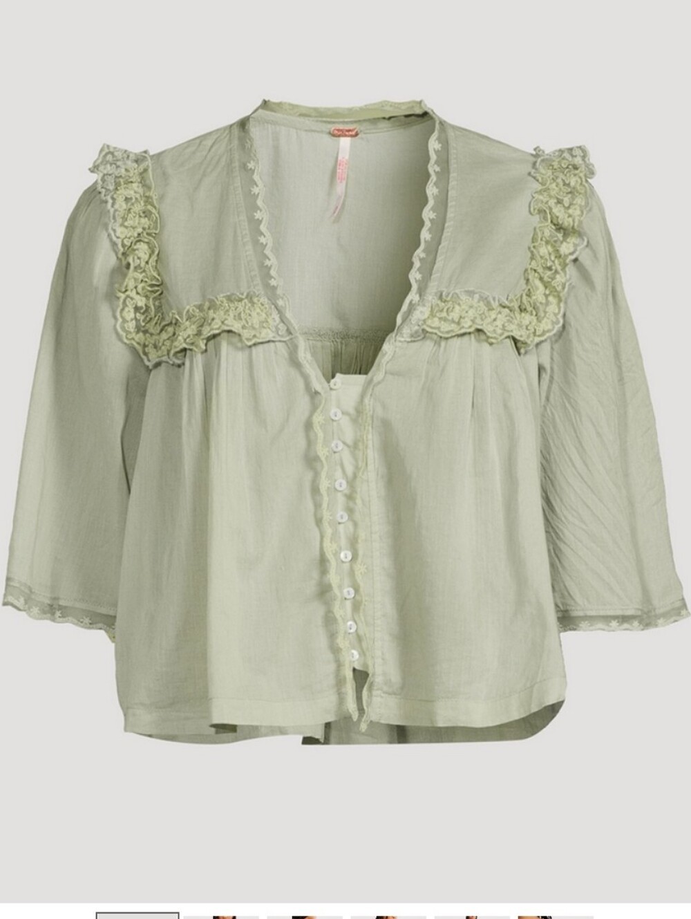 FREE PEOPLE LUNA TOP- SIZE LARGE